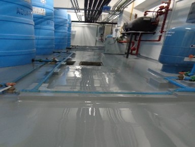 Piso de Mortero Epóxico Acabado Autonivelante